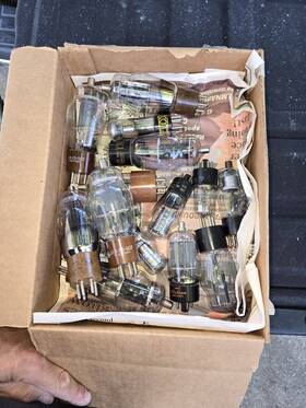 2379 Rca 50 Amp Tubes Radio Lot Glass Electronics Old Vintage Tv