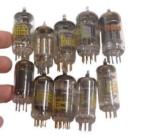 2806-52 Rca 10 Vintage Radio Tubes Motorola Realistic Raytheon 6bh6 6bl8 6gh8a