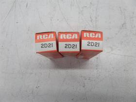 2d2i Rca Lot Of 3 Electron Tubes