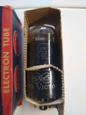 32l7 Rca Vintage Victor Gt Electron Tube