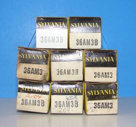 36am3b Rca 36am3 Nos Lot 8 Radio Audio Amplifier Vintage Electron Vacuum Tubes Valve