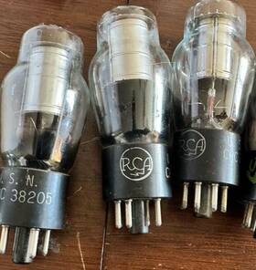 Vr105 Rca 38205 Vr105/30 3 Usn Crc / 30 Regulator Vacuum Tubes Strong Test