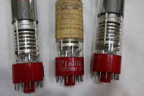 4415 Rca Lot Of 3 Large Image Orthicon Tubes From Television Studio Camera Collector