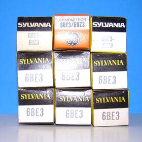 6be3-6bz3 Rca 6be3 6bz3 Sylvania Nos Lot 9 Radio Audio Amplifier Vintage Vacuum Tubes Valves