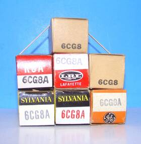 6cg8-6cg8a Rca 6cg8 6cg8a Nos Lot 8 Radio Audio Amplifier Vintage Electron Vacuum Tubes Valves