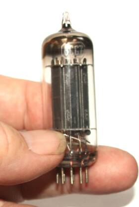 6cg7 Rca 6cj7 Black Plate Vacuum Tube Tests Good