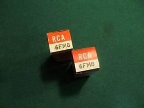 6fm8 Rca Lot Of 2 Vintage Nos Vacuum Tubes...tested Good...free Shipping