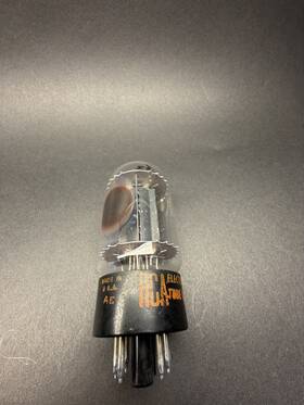 Rca 6l6-3 6l6gc Tube Black Plate Side O Getter Tv7 Test Nos. R
