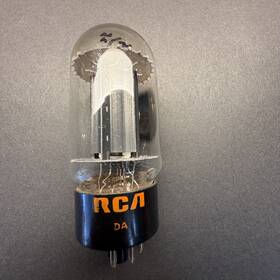Rca 6l6-30 6l6gc Tube Black Plate Side O Getter Tv7 Test Good. R 6l6-30