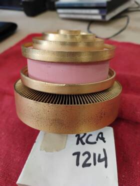 7214 Rca Electron Beam Power Tube Air Cooled Linear Rf Amplifier