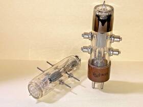 8036-8012 Rca 8036 Tube And 8012 For Display
