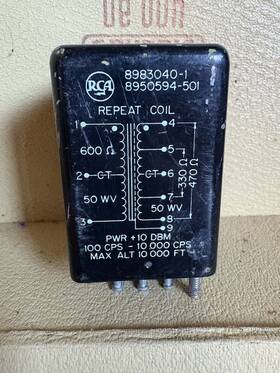 Rca 8983040-1 Repeat Coil 600 330/470 10dbm