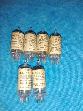 A4580 Rca A5726 6 Developmental Tubes -