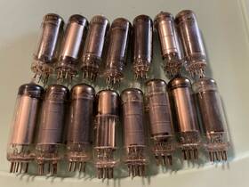 6aq5r Rca And Raytheon 6aq5r. 6oa2 6aq 5r 12 6x4w 1 Electronic Tubes Lot Of 15