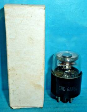 Rca Crc-6af6g 1 Tube D Getter Tested