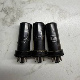 Crc-6ag7-y Rca 3 Vintage Jan Tubes - Untested