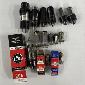 Crc-6r7 Rca Lot Of Vintage Selectron Ken-rad Emerson Sylvania Picture Tubes Untested