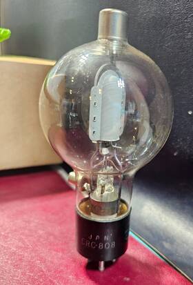 Crc-808 Rca Jan Transmitting Vacuum Tube Good Continuity