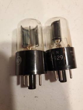 Crc-929 Rca Pair 2 Vacuum Tubes