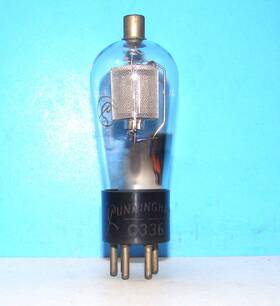 C336 Rca Cunningham No Type 336 Globe Radio Vacuum Tube Valve Tested St Shape 36