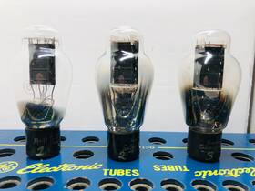 Cv2546 Rca Lot Of 3 Tube Type 81 Hanging Filament Black Plate Tested