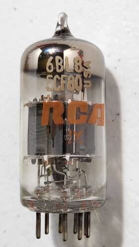 Efc80 Rca Vintage Replacement Electron Tube 6bl8/efc80