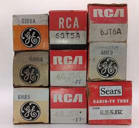 6jt6 Rca Ge Raytheon 6hb5 6gt5 6jb6 6gj5 Vacuum Tubes For Vintage Ham Amateur Commercial Radios