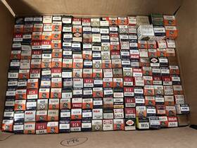 Tc-55 Rca Ge Tung-sol- Sylvania-raytheon Lot Of 198 Nos Boxed Vintage Various Brands Radio/tv /amp Vacuum Tubes