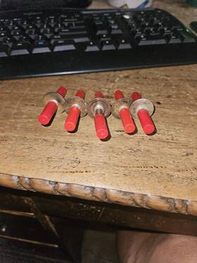 Jan-5675 Rca 5 Vintage Uhf Transmitting Triode Pencil Tubes