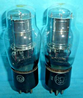 Rca Jan-crc-vr-105 2 0c3 Vt-200 Tubes Dual Bottom D Getters Tested