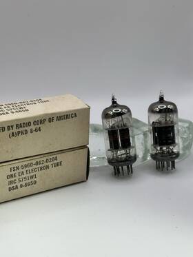 Jrc-5751wi Rca Pair Of Nos/nib Black Plate Tested