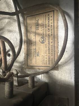 Mi-9482 Rca Crossover From Old Theater Tube Era Western Electric Horn System