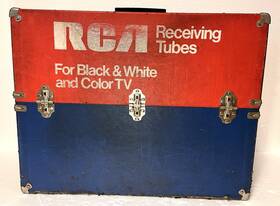 Net-20 Rca Receiving Tubes For Black And White Color Tv Repair Man Service Box