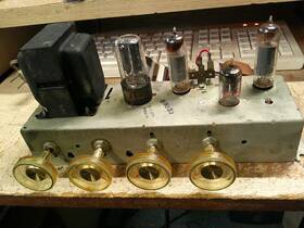 R61934 Rca Vintage Vacuum Tube Stereo Amplifier 6bq5 Se