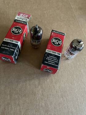 Rca-6bq7a Rca 6bq7a 2 9 Pin Vacuum Tubes
