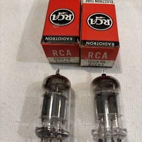 Rca12ax7a Rca 2 Vintage Electron Tubes Model Ecc83