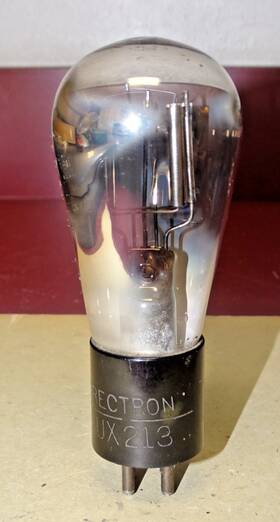 Ux-213 Rca Rectron Type Ux 213 Radio Rectifier Tube Seldom Seen For Display