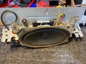 Rs136e Rca 45 Rpm Amplifier. Tube Type Parts
