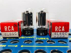 Sv6l6gc Rca Closely Matched Pair 6l6gc Black Plate Holy Grail Tested Like Nos Tube