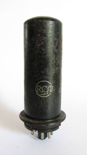 U.s.navy-crc-6l6 Rca 1942 Usn-crc-6l6 Metal Power Tube- Hickok 539b Tests 5700 Min 3300