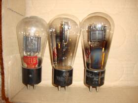 Ux-245 Rca Uc-245 3 Tv-7 Tested Matched Globe Radio Vacuum Tubes Type 45 Shelby Macy