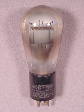 Rca Ux-216-b 1 Rectron Engraved Base Globe Hifi Antique Radio Amp Vacuum Tube