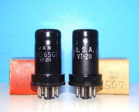 Vt-211 Rca 6sg7 Nos Radio Audio Amplifeir Vacuum 2 Tubes Valves Amplifier Tested