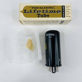6v6mg Realistic One Lifetime Radio Tube 6v6 Usa Gold Clad