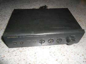 Realistic Sa-155 Optimus Radio Shack Integrated Mini Stereo Amplifier Amp Black Tested