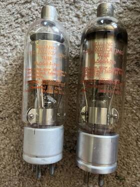 Rl5684ne Reliance Rl5684-n Nos/nib Pair Of 5684ne Nl5684ne Thyratron Vacuum Tube