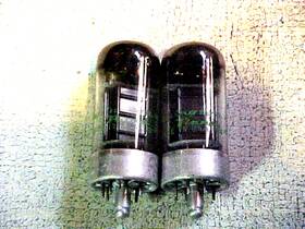 7ak7 Remington Rand Vacuum Tubes Pair Type Power Nos