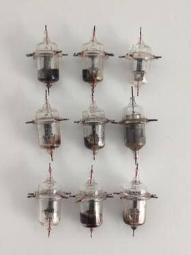 Rel-36 Research Enterprises Ltd Radar Radio Vacuum Tube Type Rel36 Rel 36 Acorn Wwii Ww2 Untested