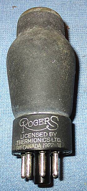 6k6m-41m Rogers 1 Rare 6k6m 41m Vacuum Tube - Spray Shielded Audio Pentode Tv-7 Tested