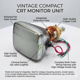 Samsung 903200437 Tested Vintage Crt Picture Tube Assembly Fully Working Display Unit Excellent